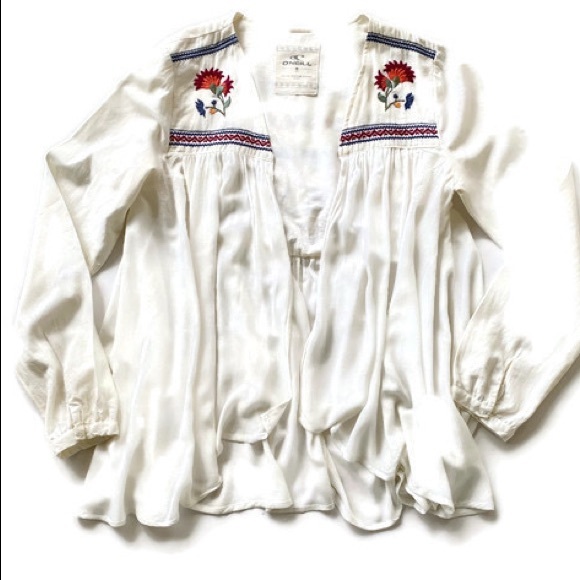 M O’Neill FELICIA Kimono Cardigan Top Cottage core - Picture 6 of 8